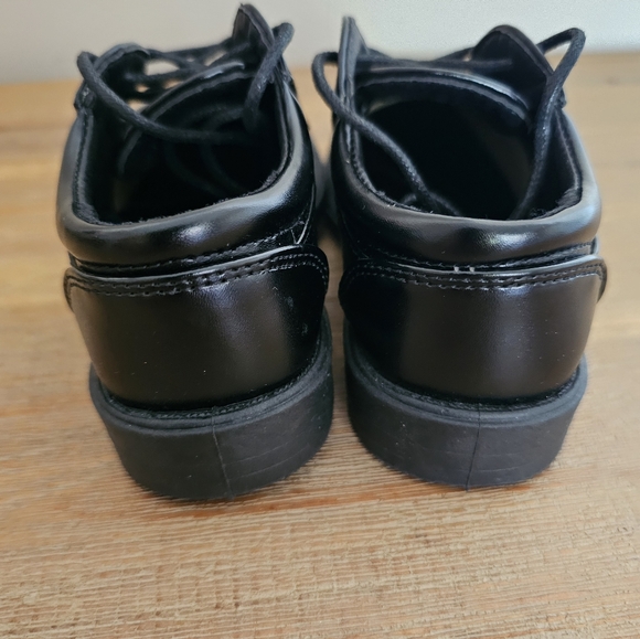 JOSMO Toddler Boys Classic Black Oxford Dress Shoes - Picture 7 of 9